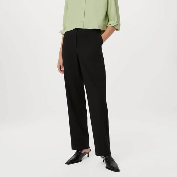Frank and Oak - Jane Straight Pant (Black) - Size 4 - Picture 1 of 2
